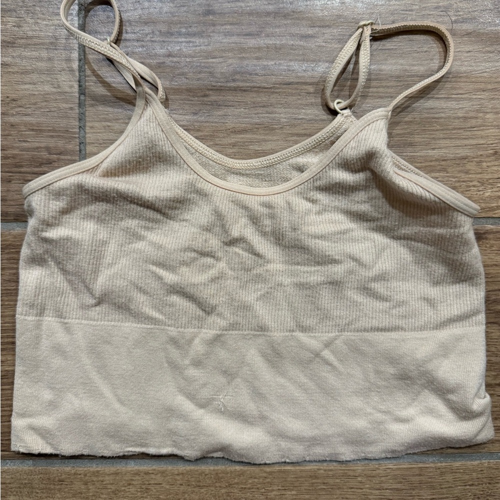 Scoop neck seamless bralette